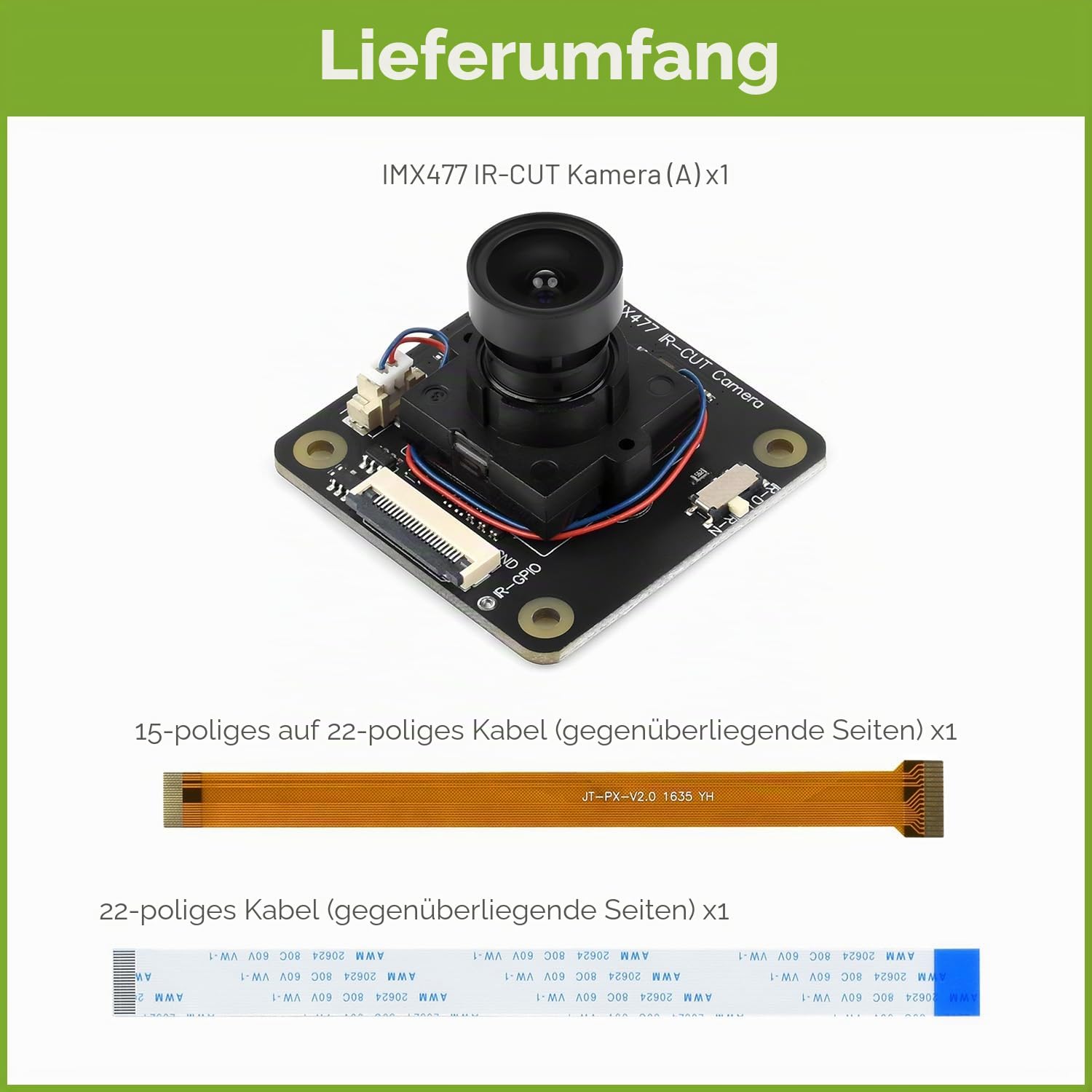 waveshare-imx477-ir-cut-12-3mp-kamera-a-f-r-raspberry-pi-jetson-nano image 2
