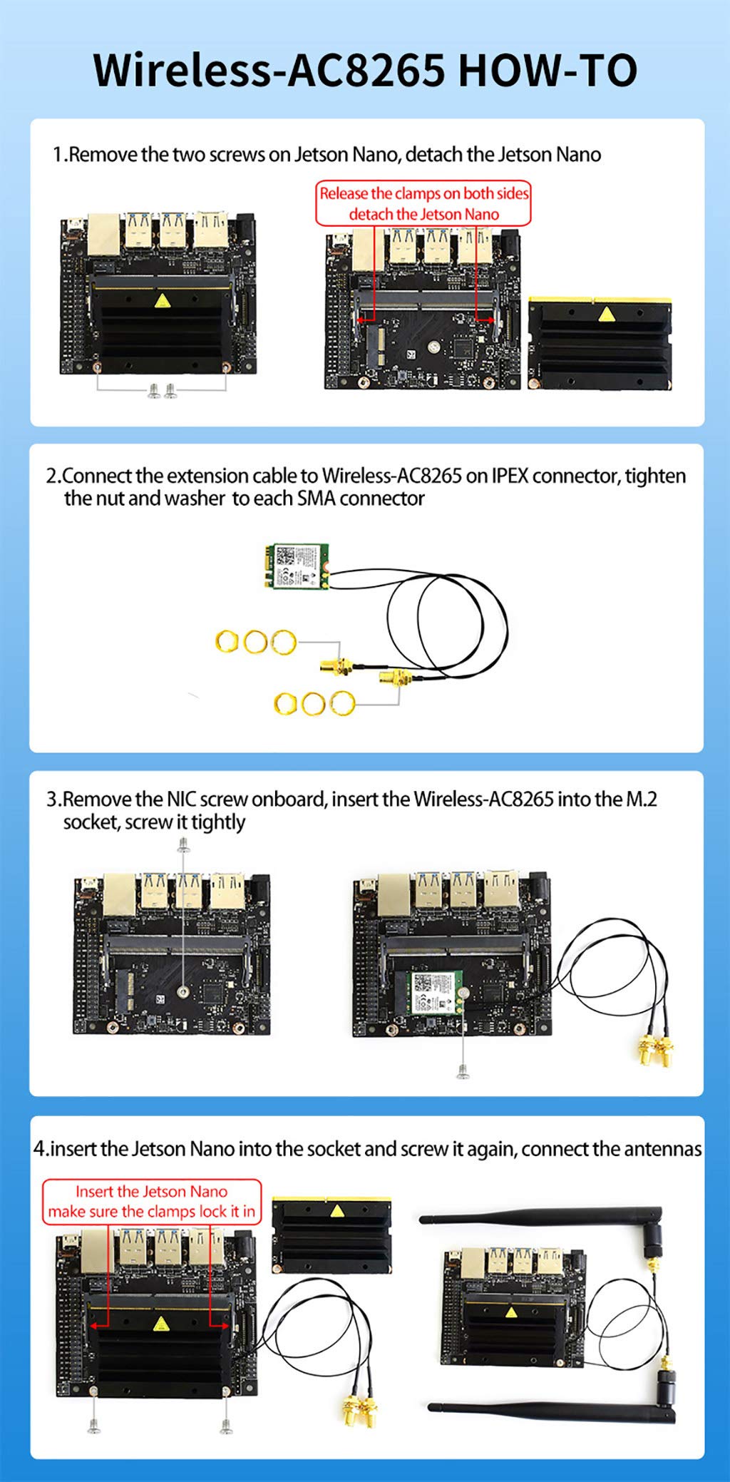 waveshare-ac8265-wlan-modul-f-r-jetson-nano-intel-8265ac-dual-band image 7
