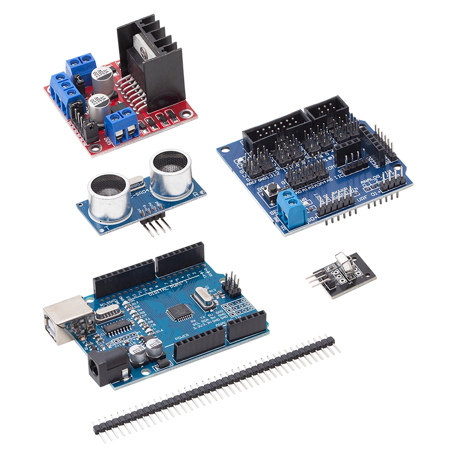 az-delivery-smart-robot-car-diy-kit-2wd-mit-ultraschall-sensor-und-ir-fernbedien image 4