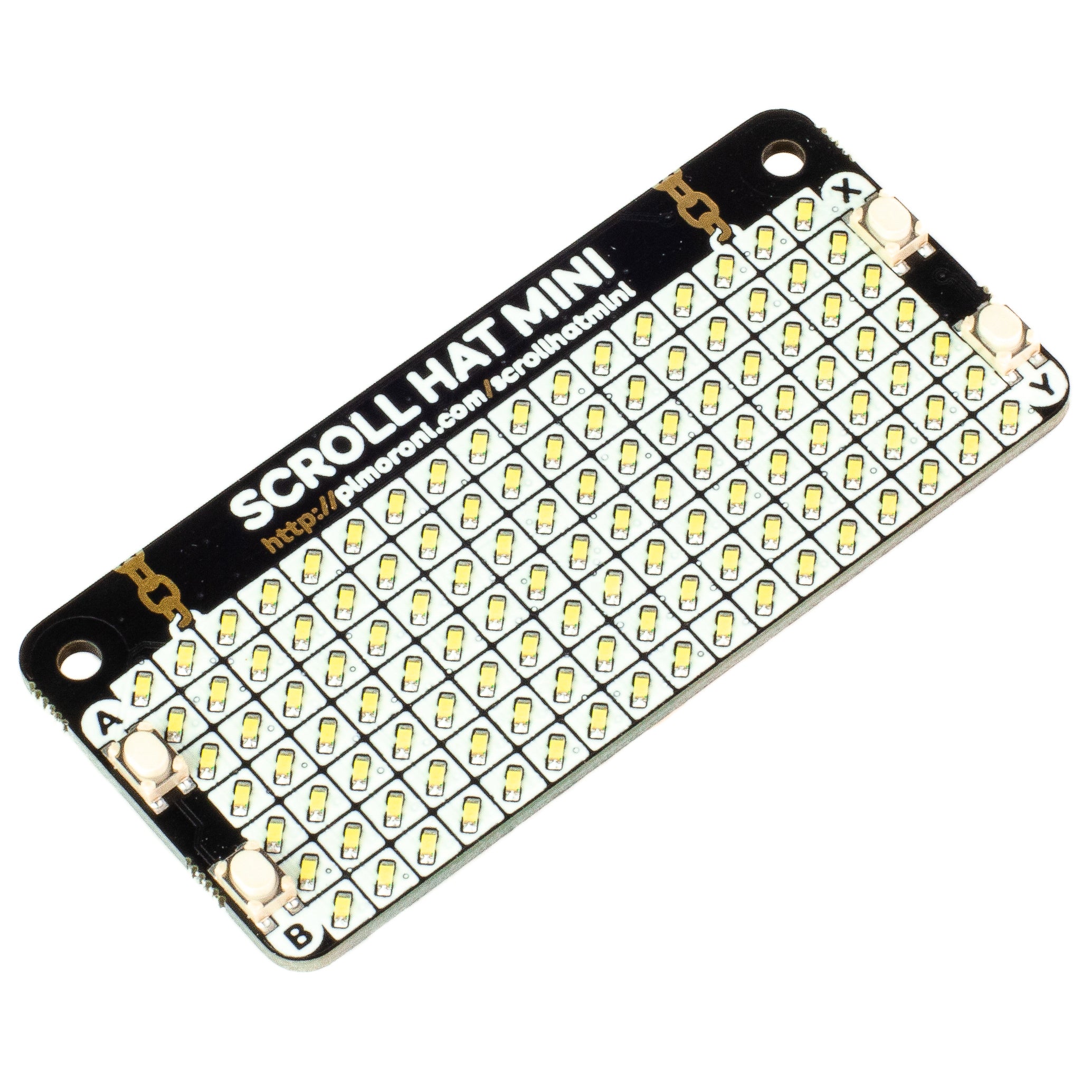 pimoroni-scroll-hat-mini-17x7-led-matrix-mit-buttons-f-r-raspberry-pi image 2