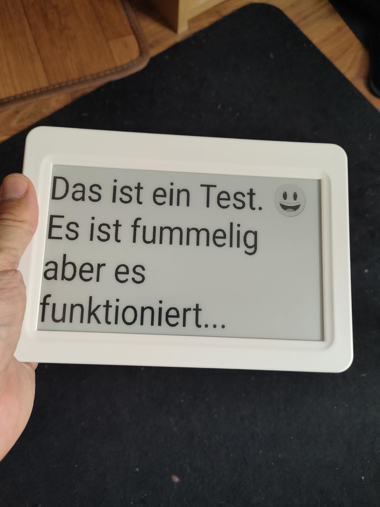 Preisschild ohne Batterie – genial