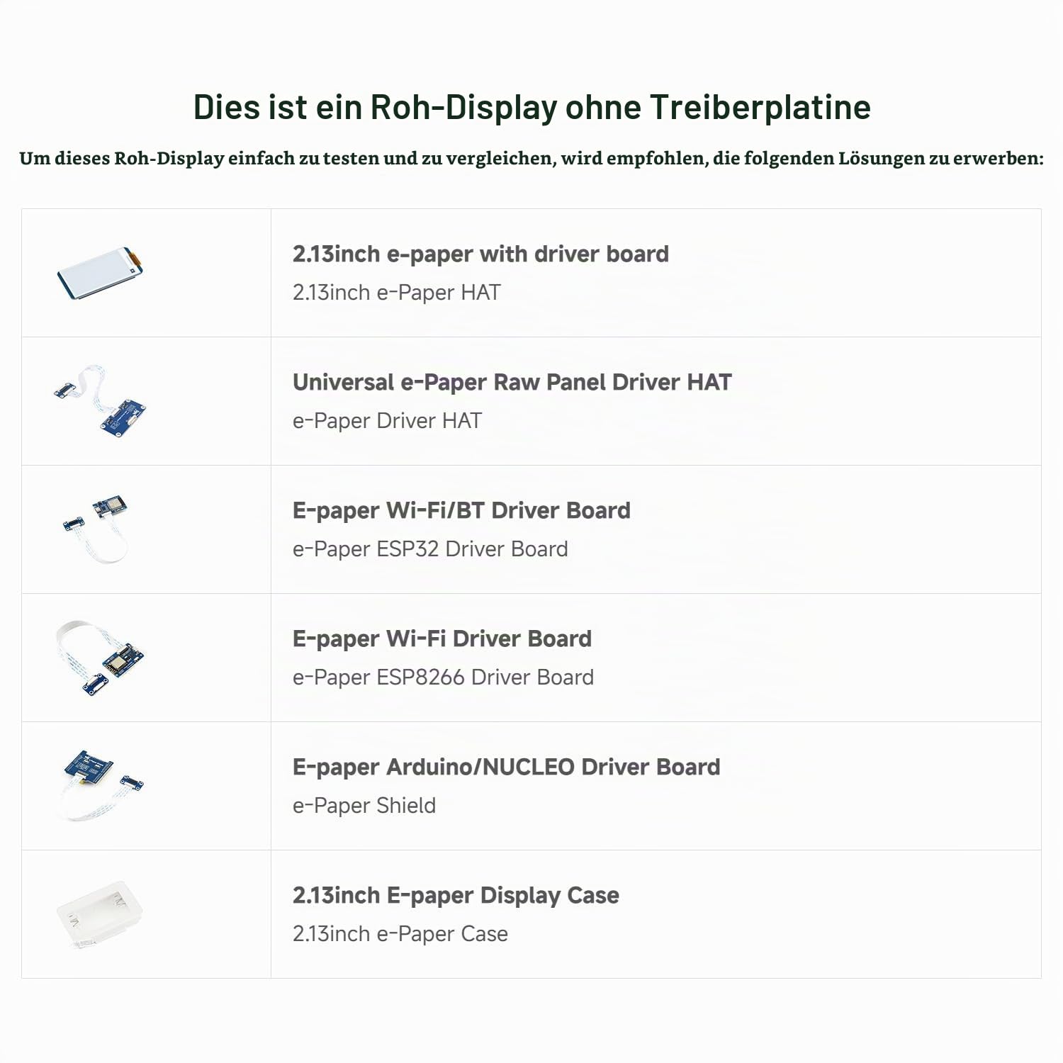 waveshare-2-13-zoll-e-paper-raw-display-v4-panel-250x122-e-ink-ohne-pcb image 6