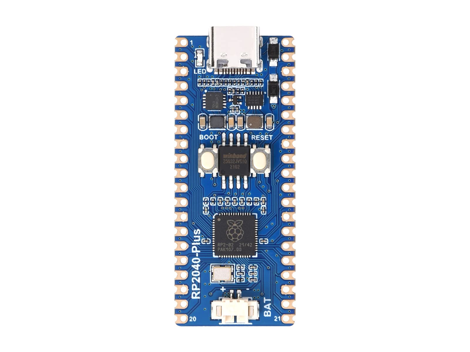 waveshare-pico-like-mcu-board-rp2040-4mb-flash-usb-c image 1