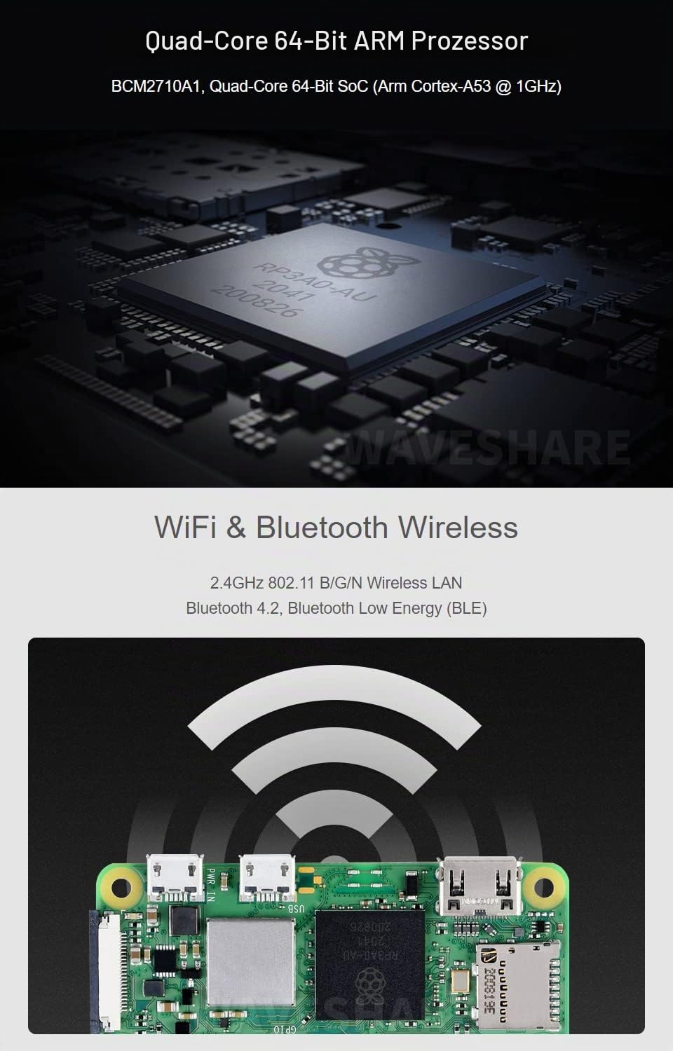 waveshare-raspberry-pi-zero-2-wh-1ghz-quad-core-wifi-bt-black-pinheader image 5