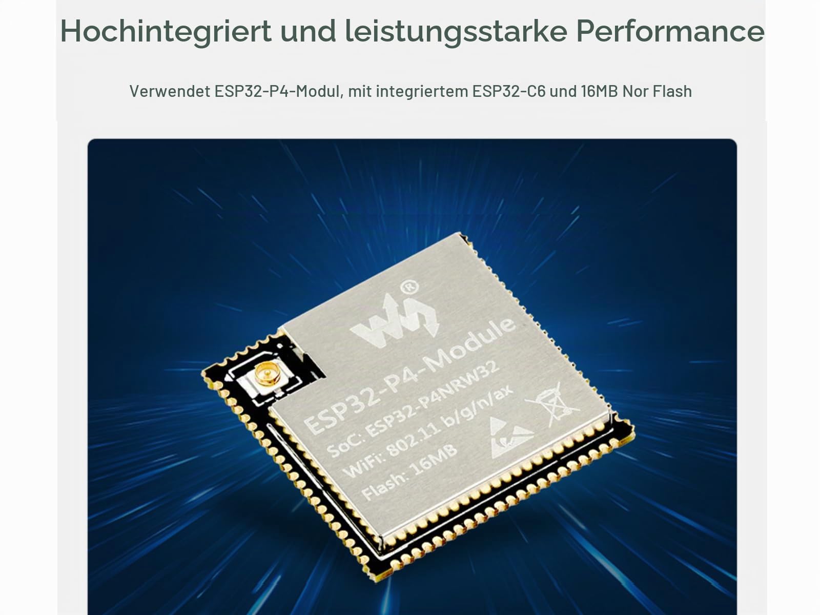 waveshare-esp32-p4-modul-development-board-kit-esp32-p4-esp32-c6-wi-fi-6 image 3