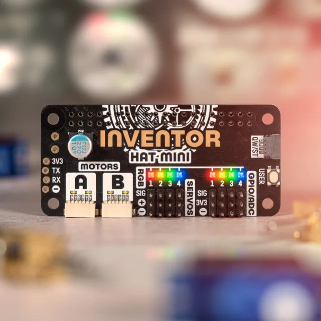 pimoroni-inventor-hat-mini-motor-servo-und-audio-treiber-f-r-raspberry-pi image 1