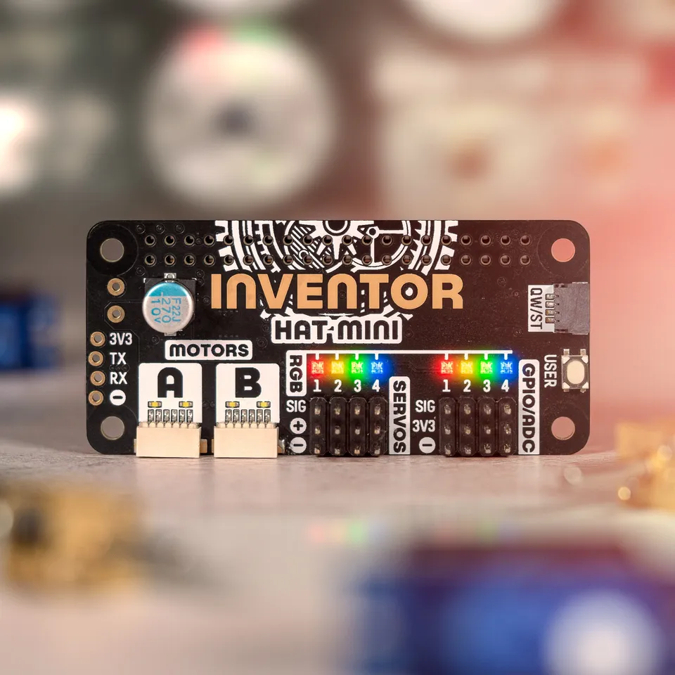 pimoroni-inventor-hat-mini-motor-servo-und-audio-treiber-f-r-raspberry-pi image 1