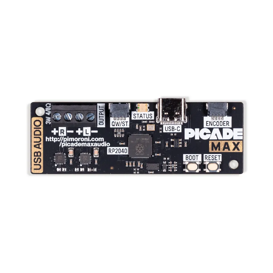 pimoroni-picade-max-usb-audio-rp2040-usb-c-soundkarte-mit-3w-stereo-verst-rker image 1
