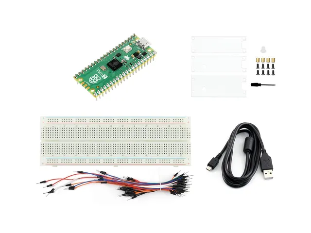 waveshare-raspberry-pi-pico-2-starter-kit-mit-rp2350-vorverl-tet-4-st-ck image 1