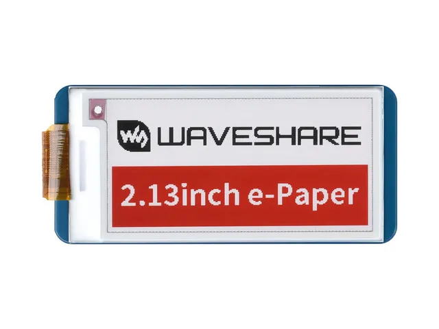 waveshare-2-13-zoll-e-paper-display-hat-b-v4-212x104-rot-schwarz-wei-spi image 1