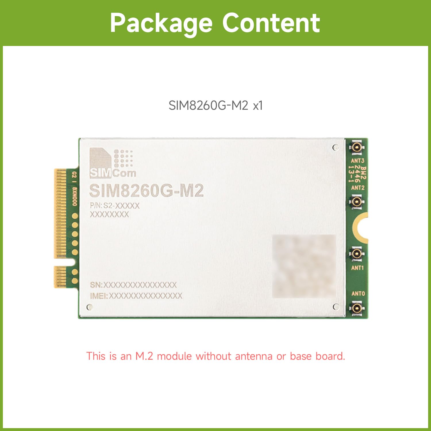 waveshare-sim8260g-m2-simcom-5g-sub-6g-modul-snapdragon-x62-m-2 image 2