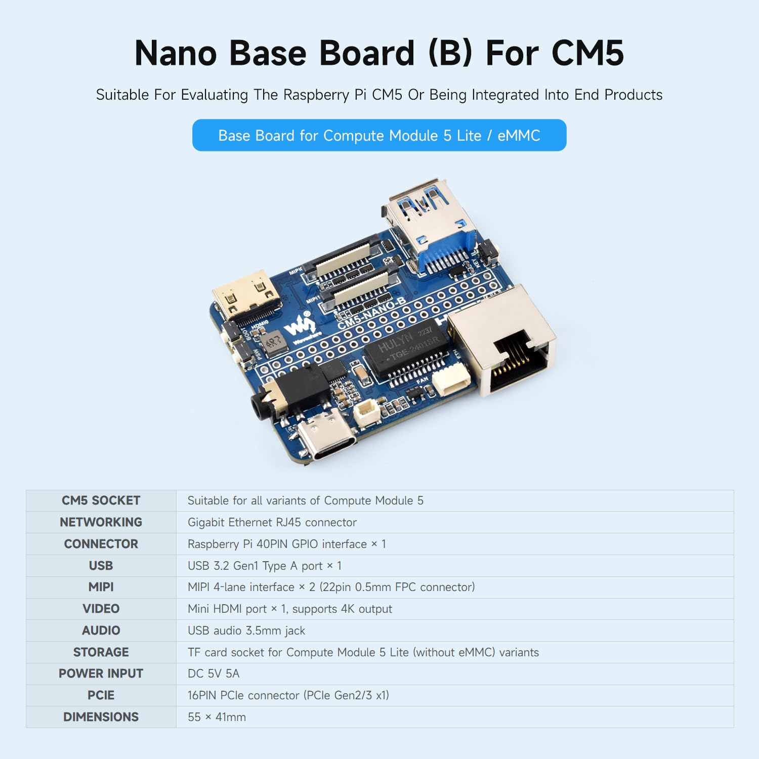waveshare-nano-basisplatine-b-f-r-raspberry-pi-compute-module-5-2er-set-cm5-glei image 3
