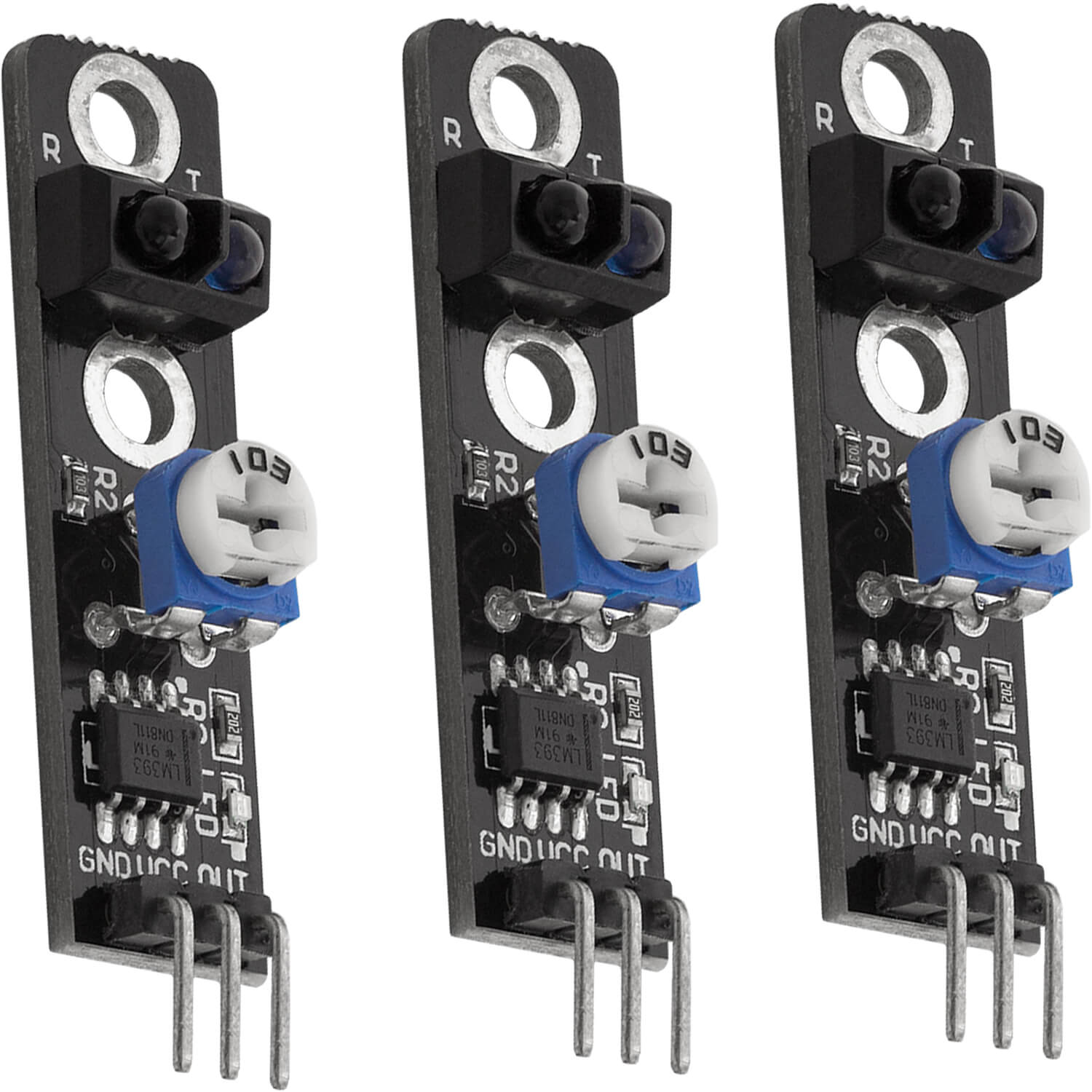 az-delivery-ky-033-linienfolger-line-tracking-sensor-modul-tcrt5000 image 4