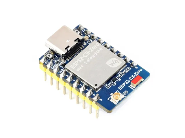 waveshare-esp32-c5-mini-entwicklungsboard-zero-m-mit-header-dual-band-wi-fi-6-bt image 1