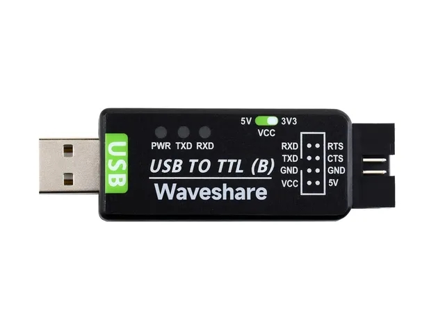 waveshare-industrieller-usb-zu-ttl-konverter-ch343g-mit-schutzschaltung image 1