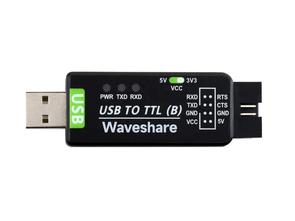 waveshare-industrieller-usb-zu-ttl-konverter-ch343g-mit-schutzschaltung image 1