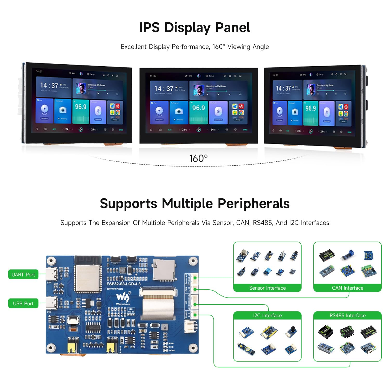waveshare-esp32-s3-4-3-zoll-display-board-800x480-wifi-bluetooth-ohne-touch image 5