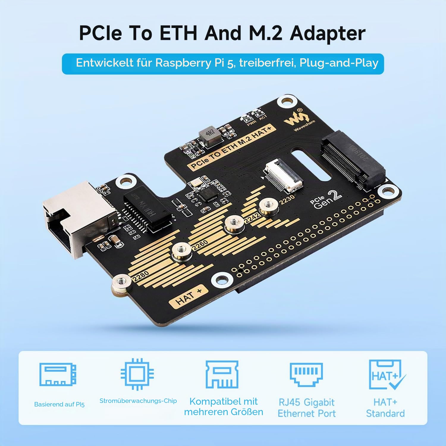 waveshare-pcie-zu-eth-und-m-2-adapter-f-r-raspberry-pi-5-nvme-hat-gigabit image 3