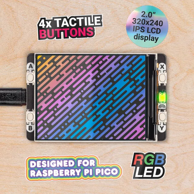 pimoroni-pico-display-pack-2-0-2-0-ips-lcd-320x240-f-r-raspberry-pi-pico image 1