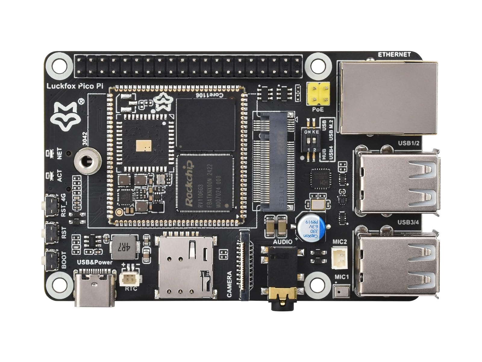 waveshare-luckfox-pico-pi-a-linux-board-rv1106g3-ohne-wlan-ohne-4g-modul image 1