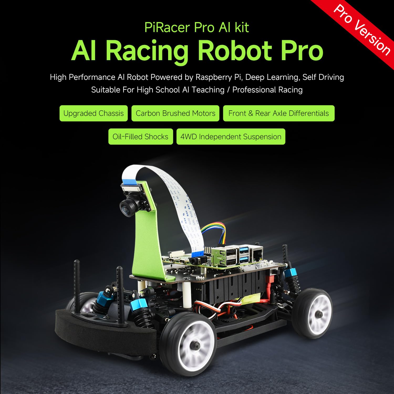 waveshare-piracer-pro-4wd-ai-rennroboter-mit-pi4b-3gb image 3
