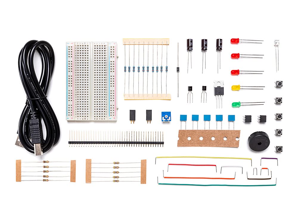 arduino-workshop-kit-akx00013-elektronik-starterkit-mit-arduino-board image 2