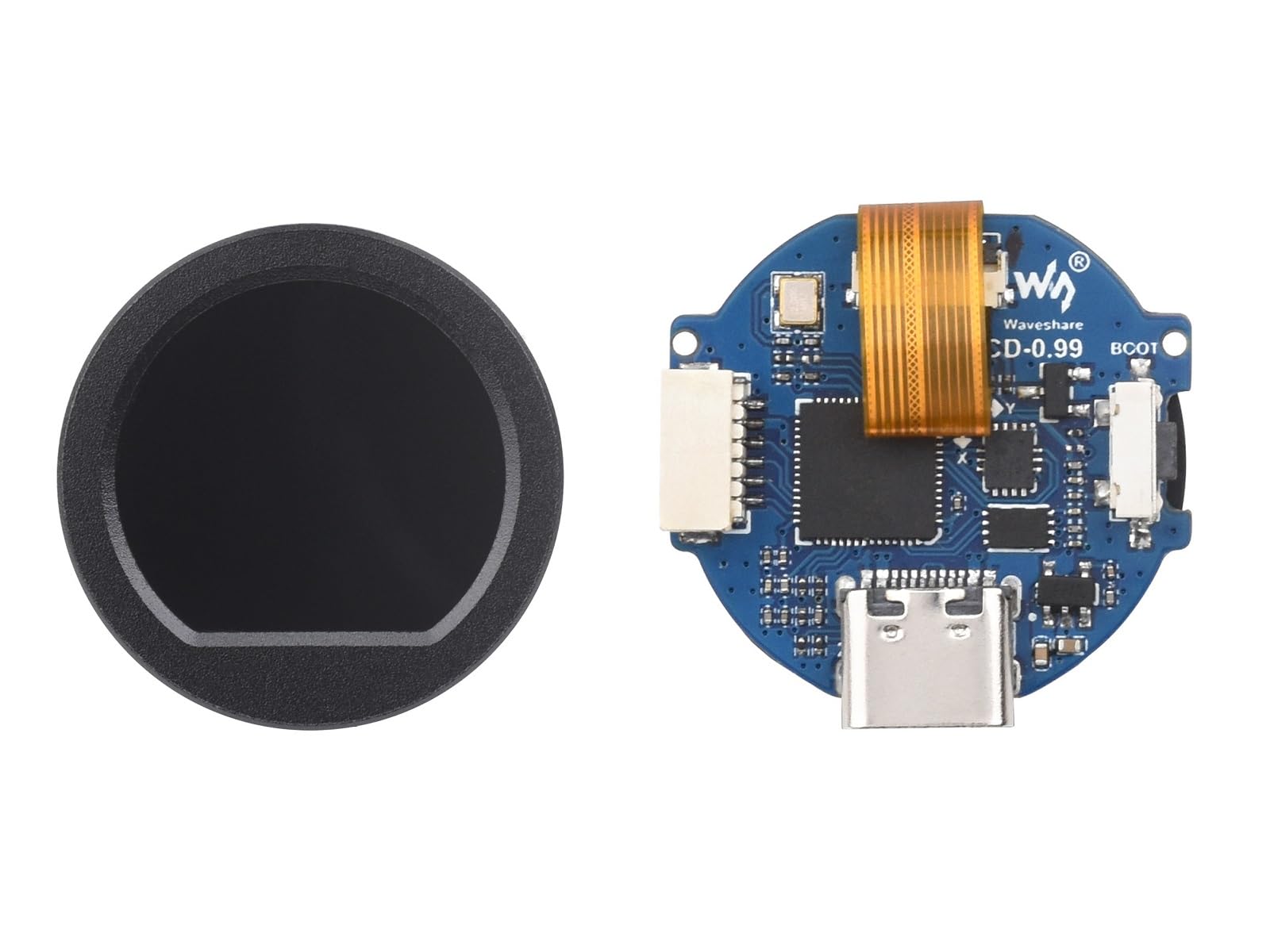 waveshare-rp2040-mcu-board-mit-0-99-zoll-round-lcd-modul-b-im-cnc-metallgeh-use image 7