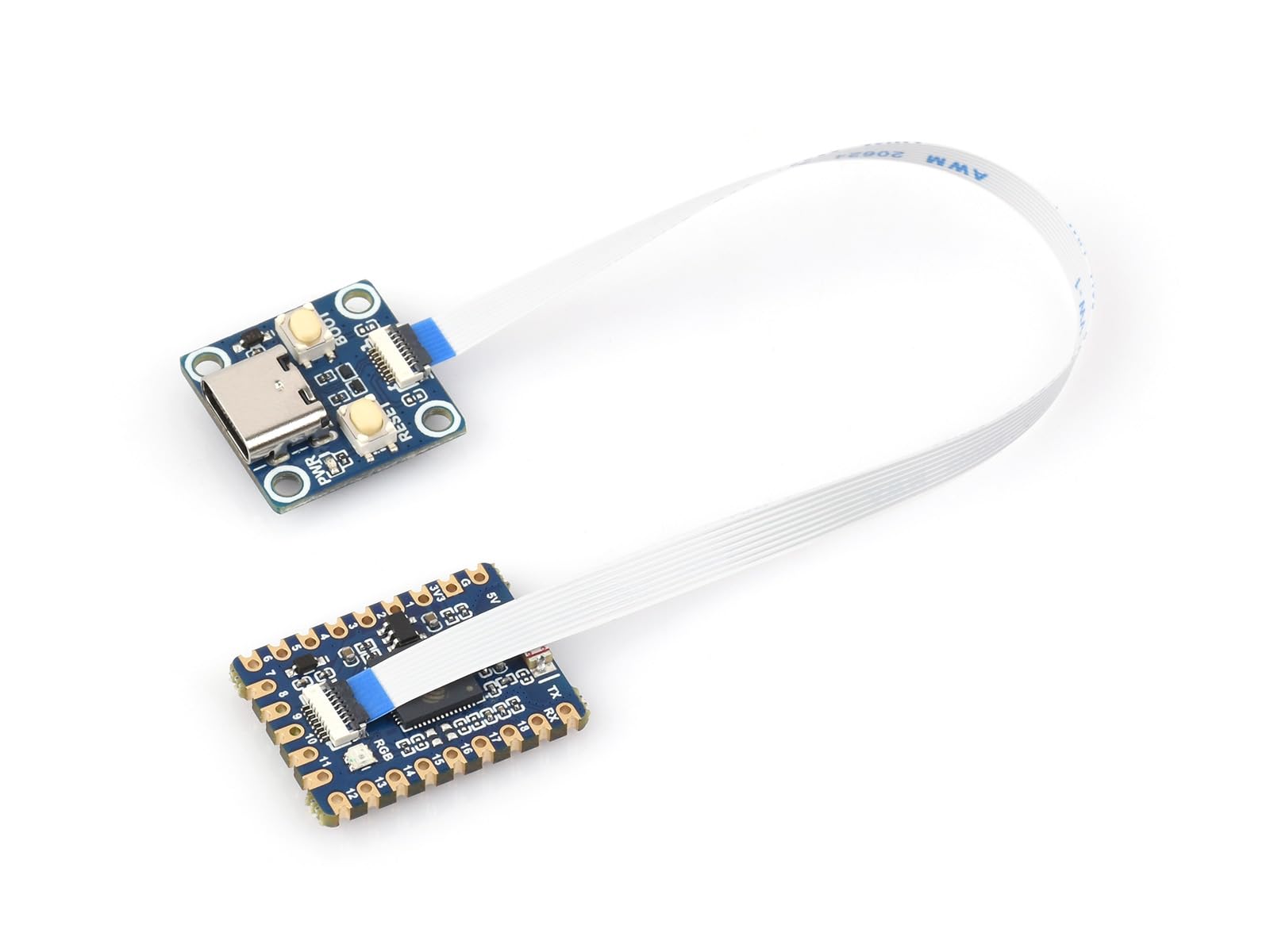 waveshare-esp32-s3-mini-development-board-8mb-flash-8mb-psram-mit-adapterboard-u image 1