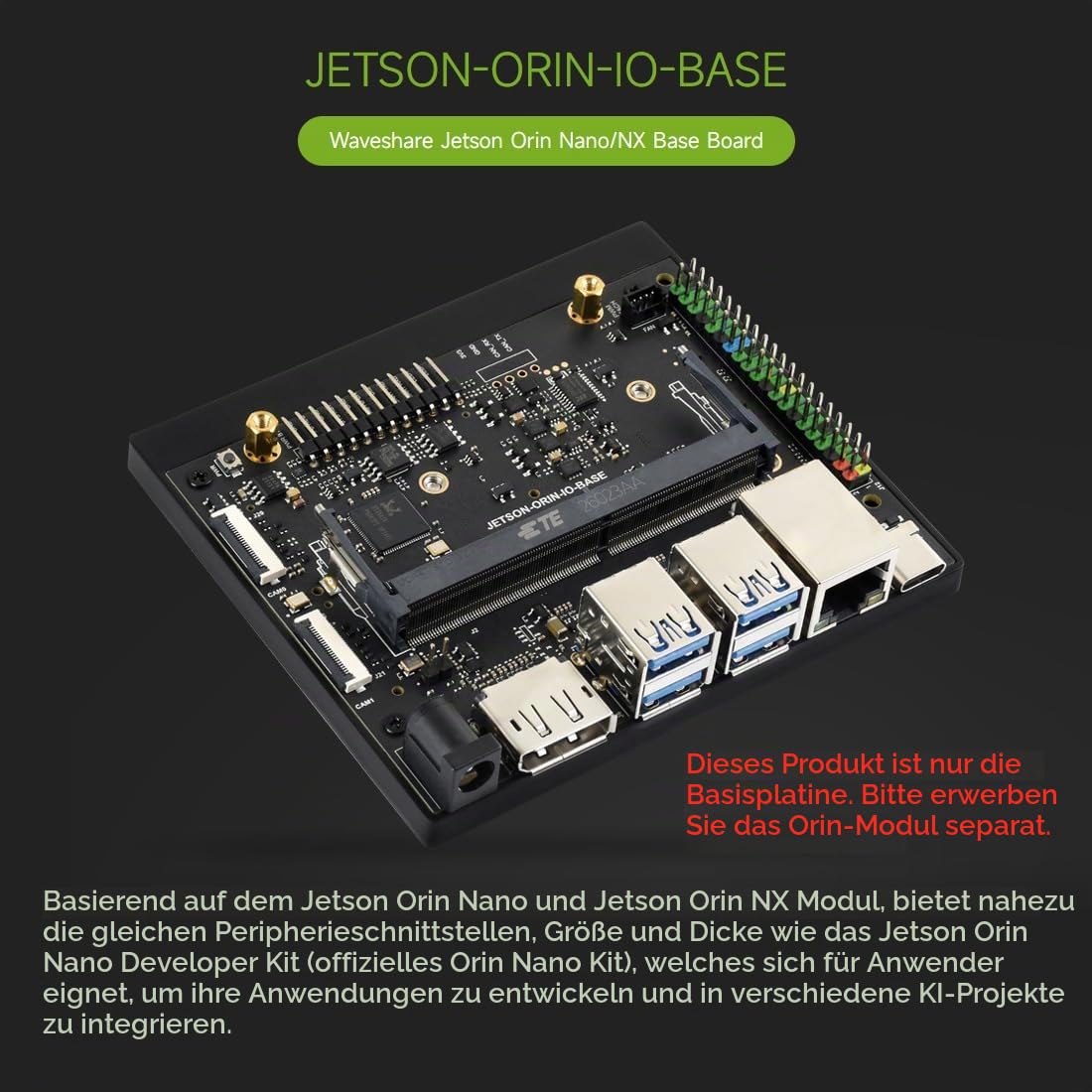waveshare-jetson-orin-nano-nx-super-carrier-board-ai-entwicklungsboard image 4