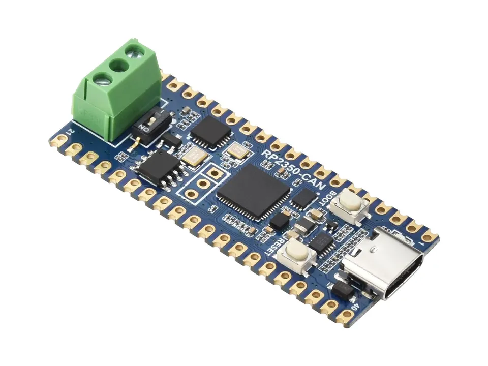 waveshare-rp2350-can-entwicklungsboard-pico-kompatibles-mcu-board-mit-xl2515-can image 1