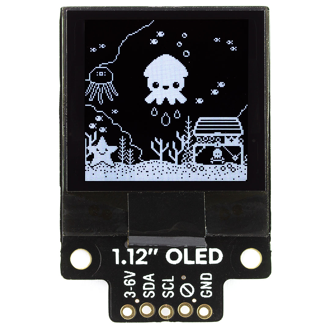pimoroni-1-12-mono-oled-breakout-128x128-wei-schwarz image 2
