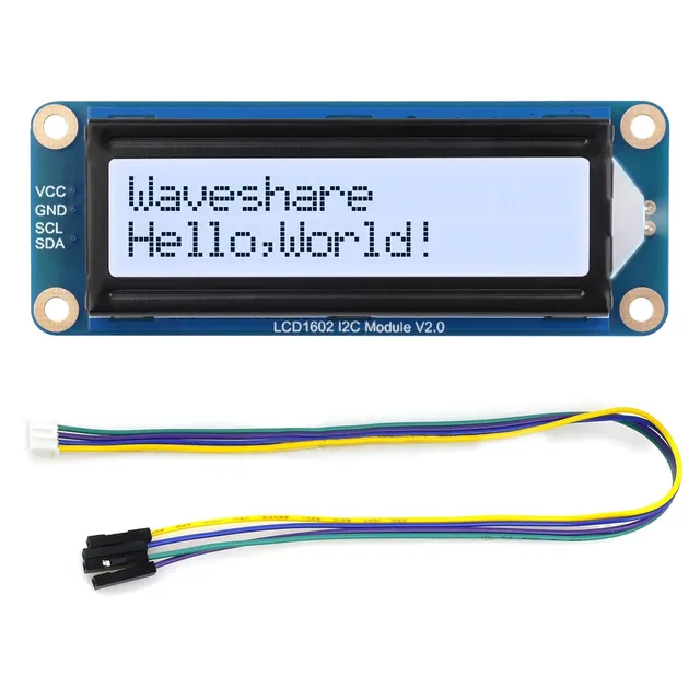 waveshare-lcd1602-i2c-modul-32-zeichen-display-grau-3-3v-5v image 1