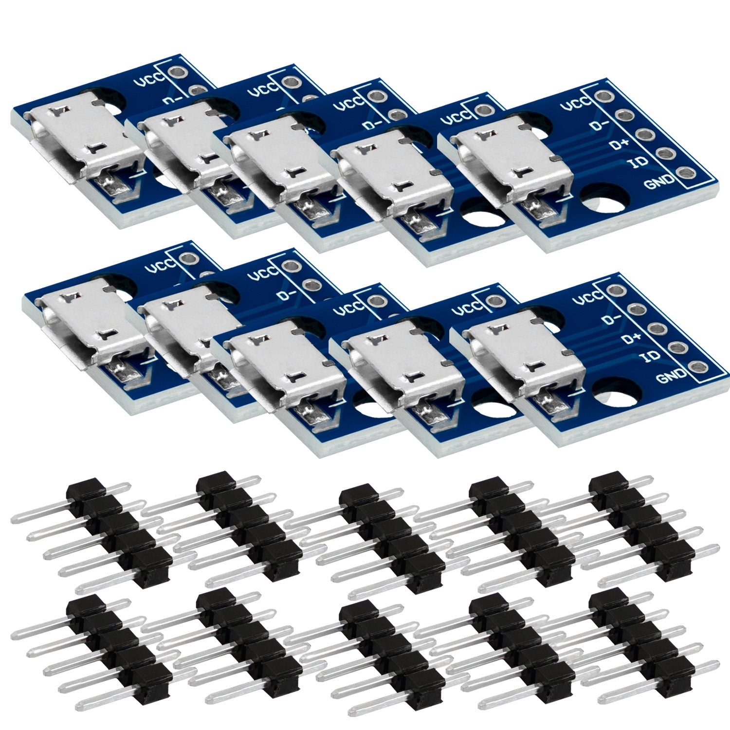 az-delivery-micro-usb-anschlussbuchse-breakout-board-5v-strommodul image 1