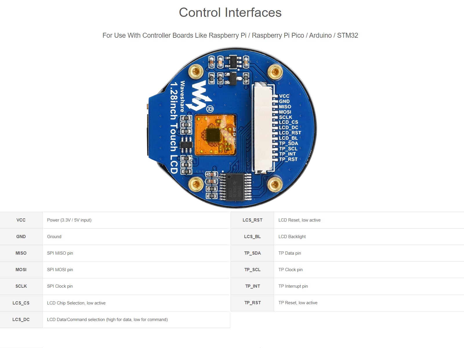 waveshare-1-28-zoll-rundes-touch-lcd-display-modul-240x240-ips-spi-i2c-f-r-raspb image 5