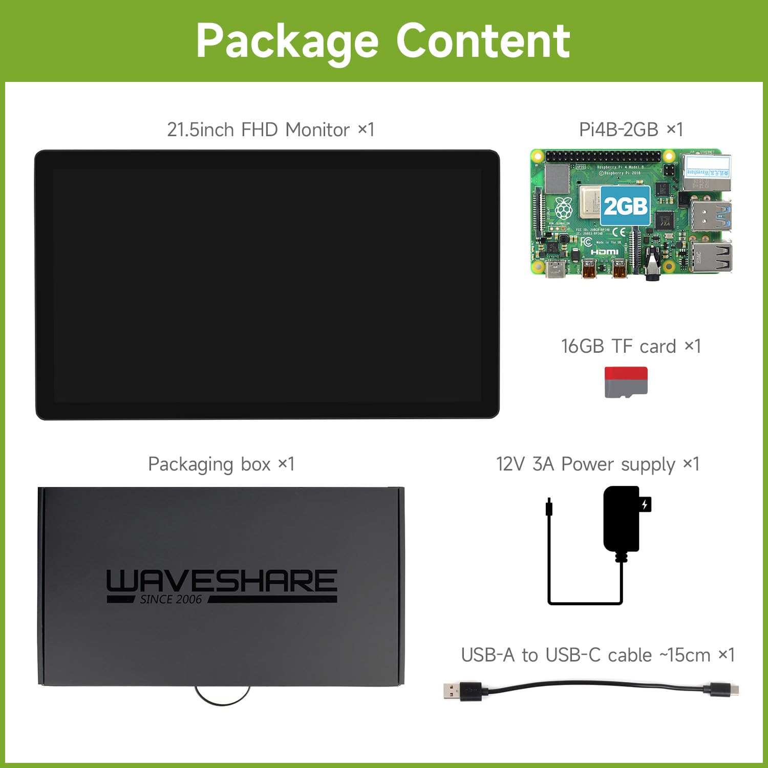 waveshare-21-5-zoll-kapazitiver-touch-monitor-full-hd-ips-mit-raspberry-pi-4b-2g image 2