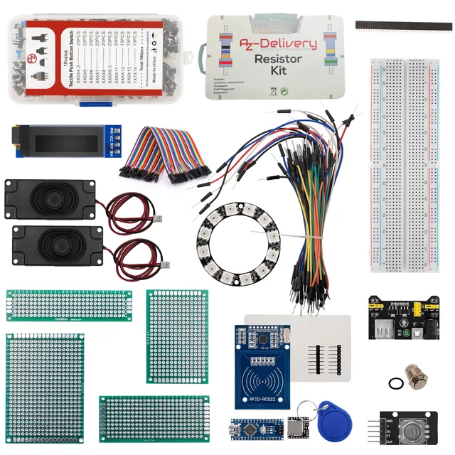 az-delivery-tonuino-set-erweiterungsprojekt-bundle-mit-mikroschalter-taster-set- image 1