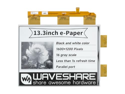waveshare-13-3-zoll-e-paper-e-ink-raw-display-1600x1200-schwarz-wei-16-graustufe image 5