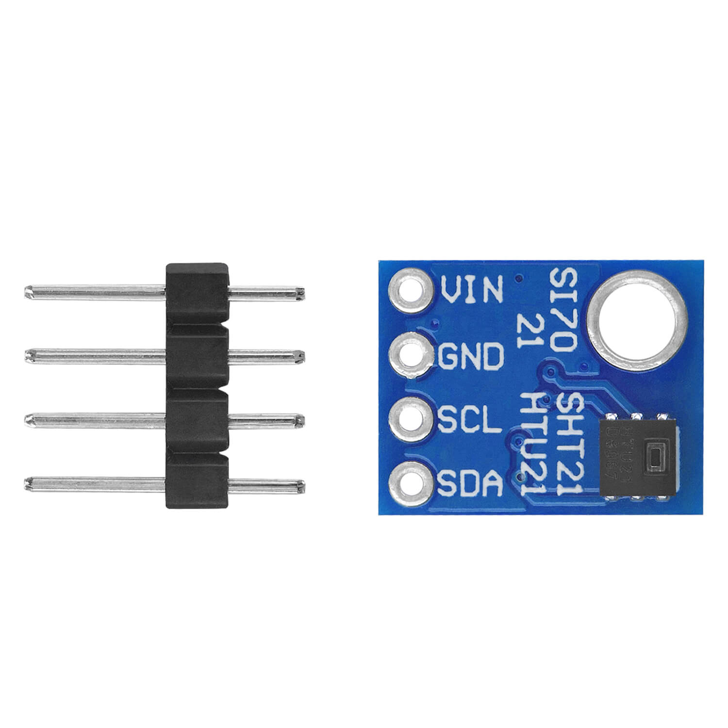 az-delivery-gy-21-htu21-feuchtigkeit-und-temperatur-sensor-modul image 2
