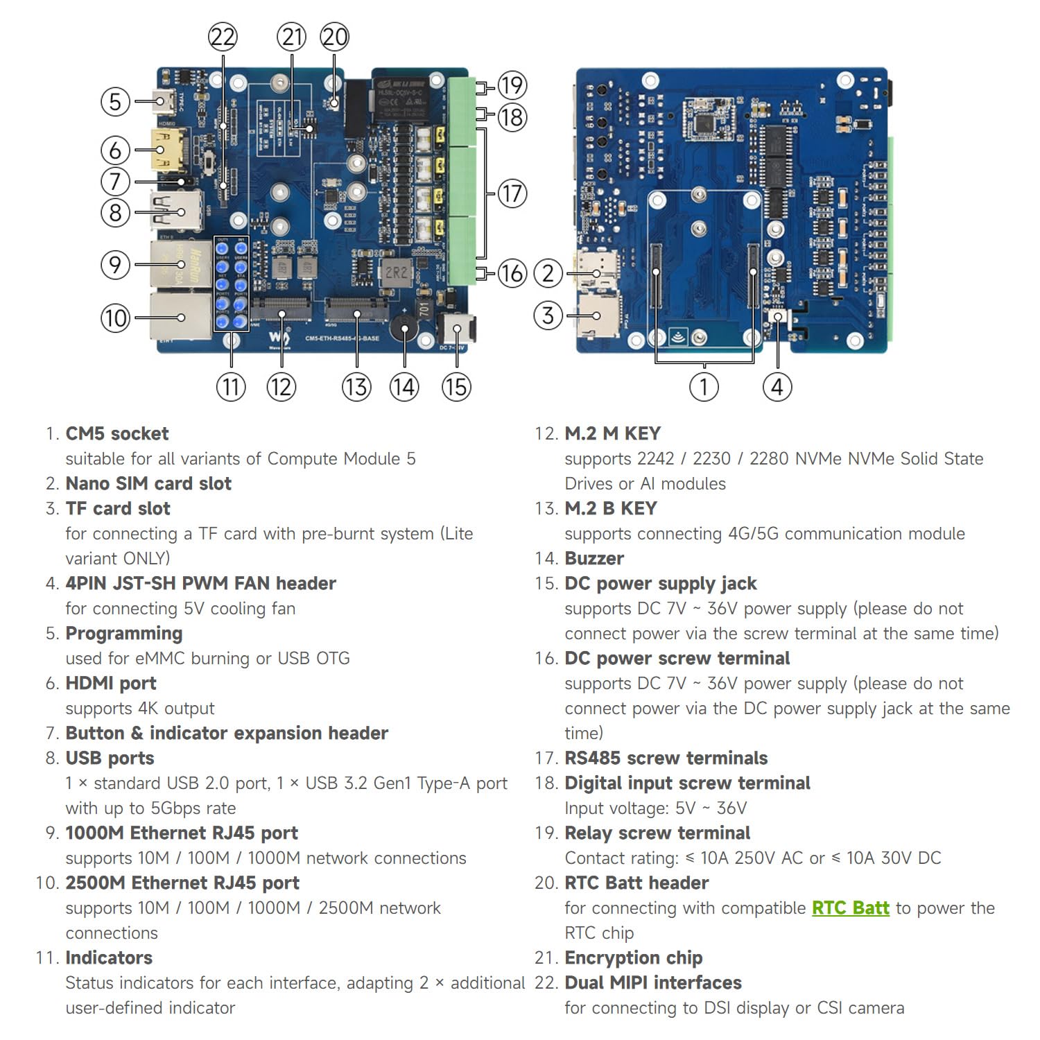 waveshare-cm5-dual-ethernet-multi-function-expansionsboard-mit-metallgeh-use-und image 7