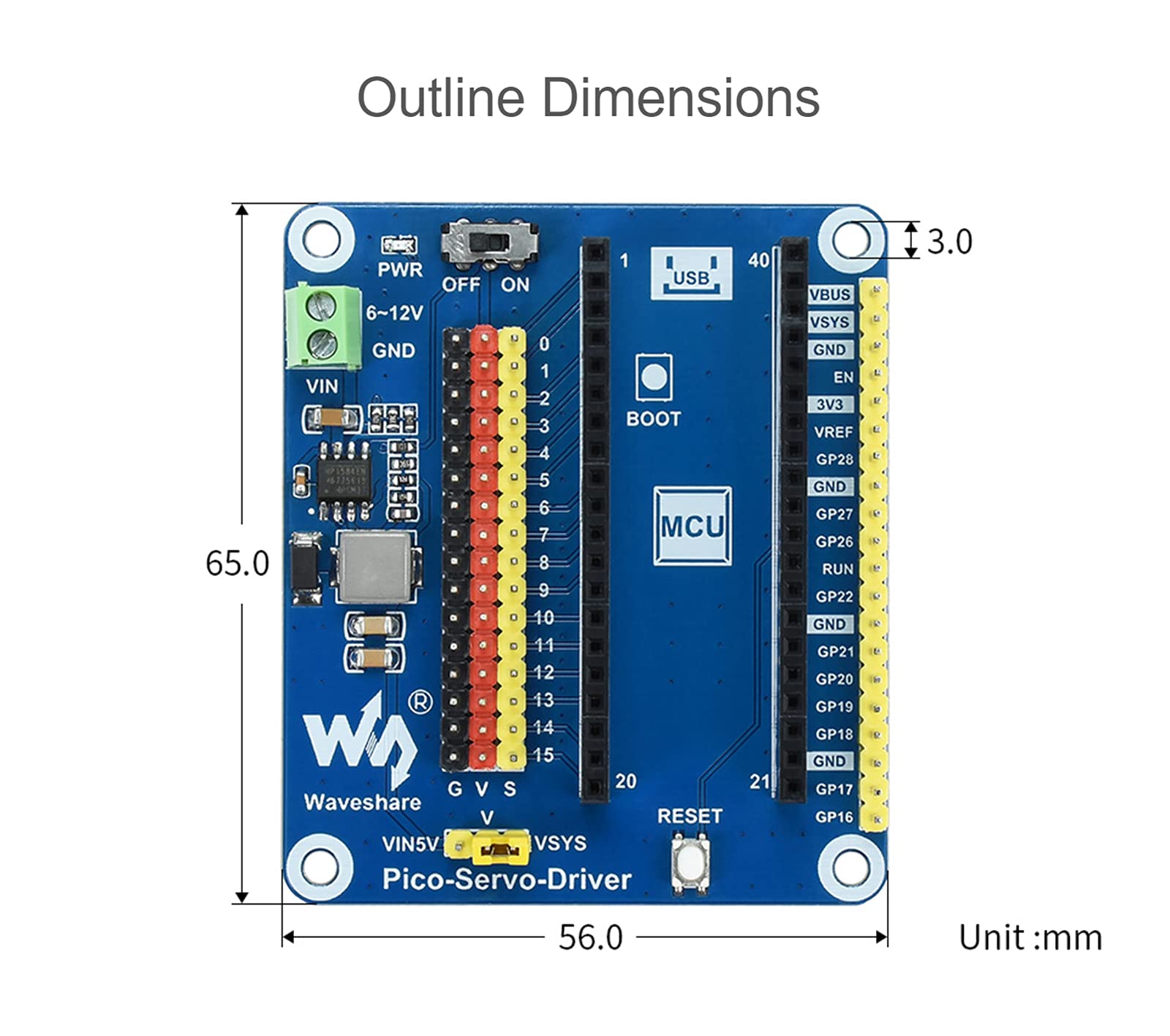 waveshare-servotreiber-f-r-raspberry-pi-pico-16-kanal-servo-pwm-16-bit image 7