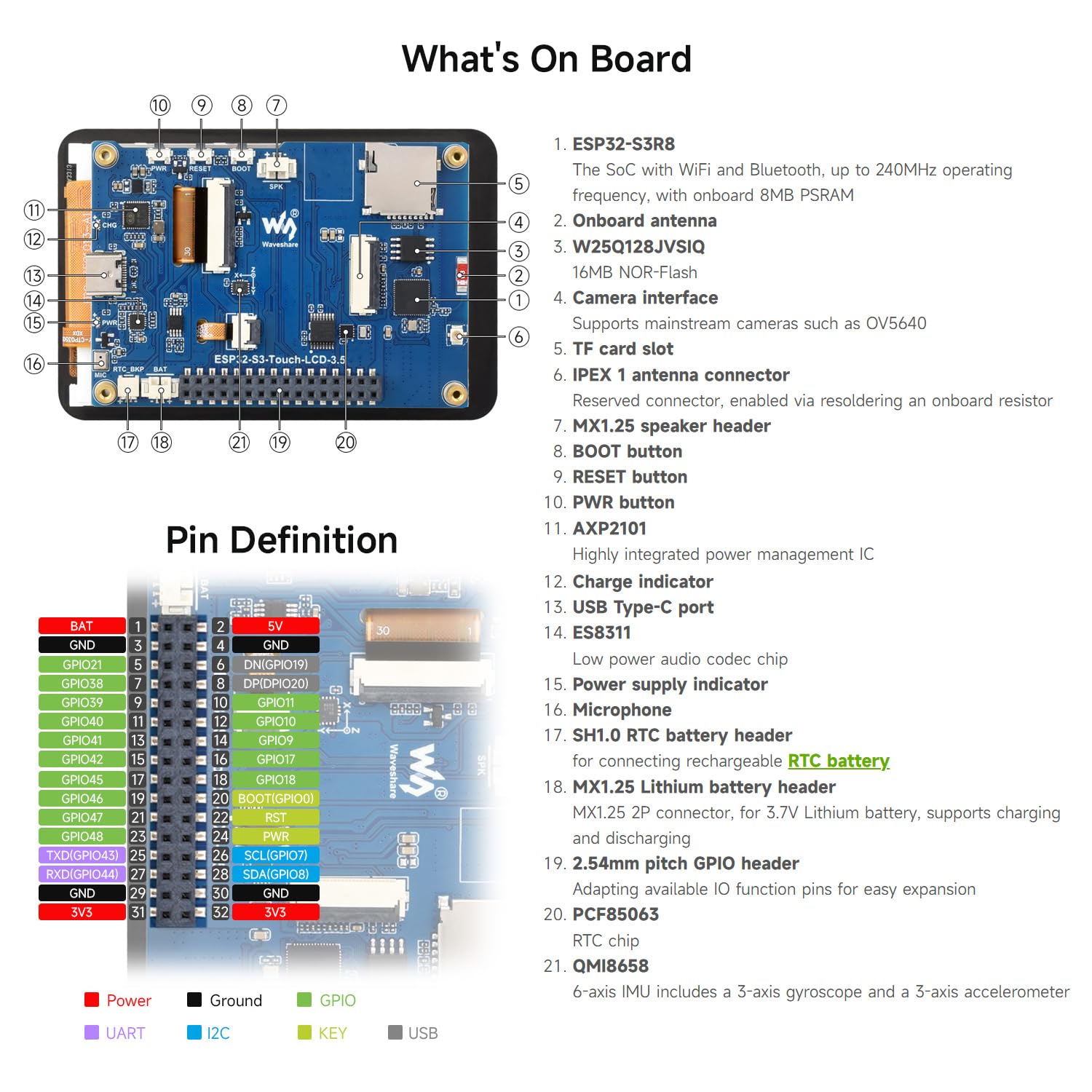 waveshare-esp32-s3-3-5-zoll-kapazitives-touch-display-entwicklungsboard-mit-geh- image 7
