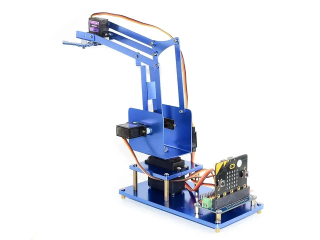 waveshare-4-dof-metall-roboterarm-bausatz-f-r-micro-bit-mit-servo-driver image 1