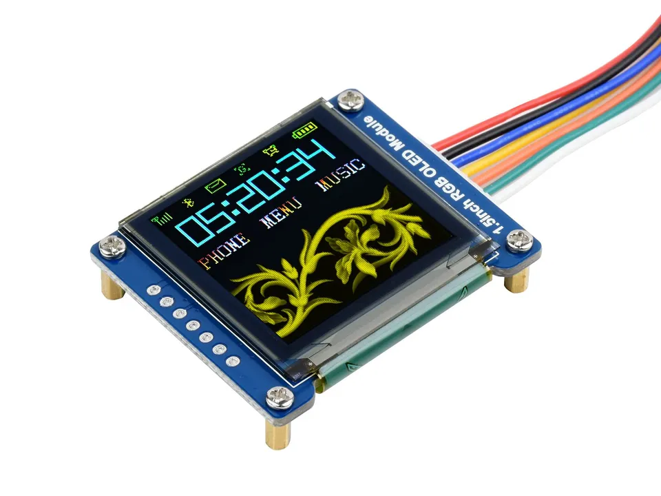 waveshare-1-5-zoll-rgb-oled-display-modul-128x128-spi image 1