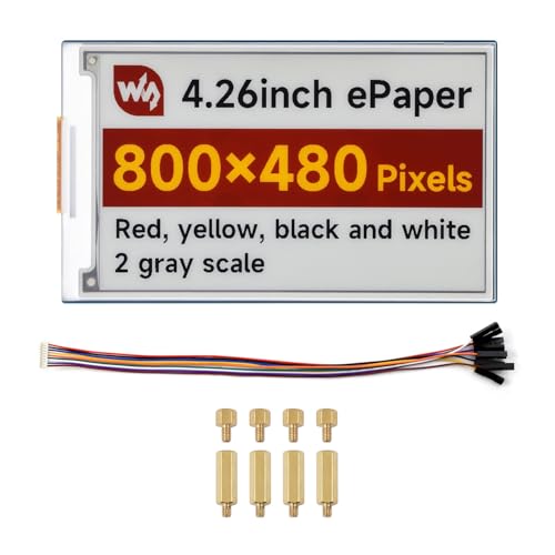 waveshare-4-26-zoll-e-paper-display-g-800x480-rot-gelb-schwarz-wei-mit-treiberbo image 8