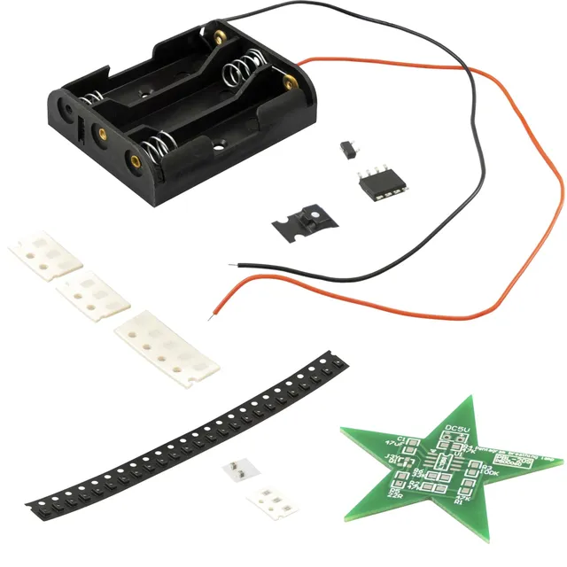 az-delivery-led-weihnachtsstern-l-tset-smd-bausatz-mit-rotem-glow-effekt image 1
