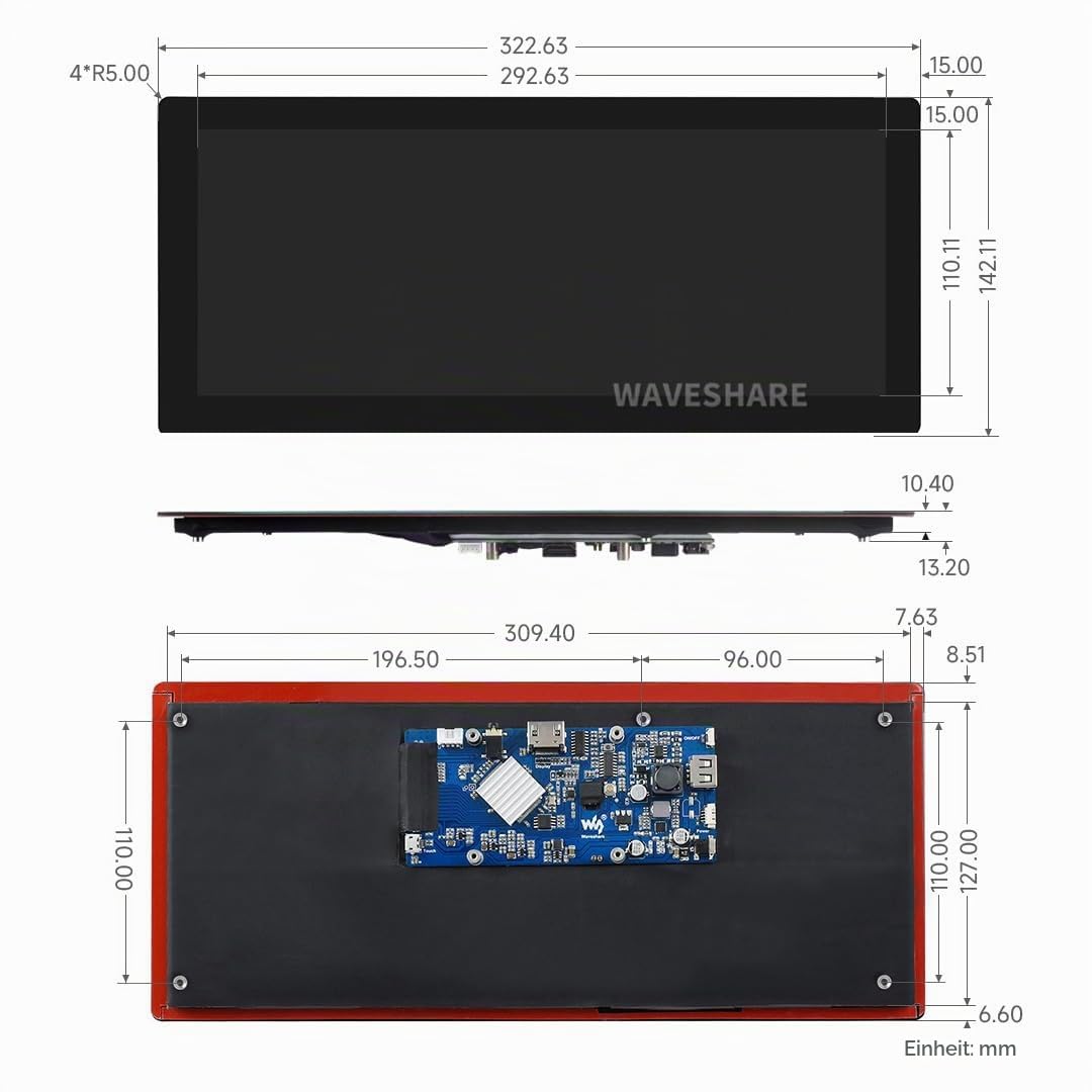 waveshare-12-3-zoll-kapazitiver-touchscreen-lcd-1920-720-hd-600-cd-m-hdmi-ips-ge image 8