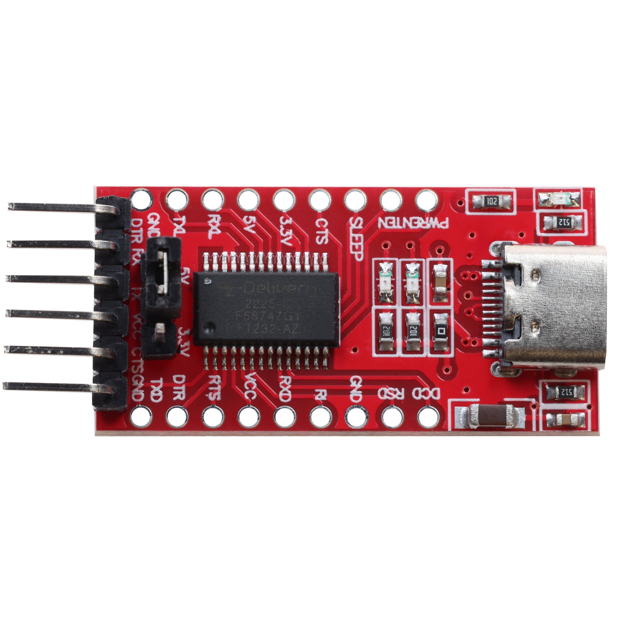 az-delivery-usb-c-zu-ttl-serial-adapter-f-r-3-3v-und-5v-mit-ft232rl image 5