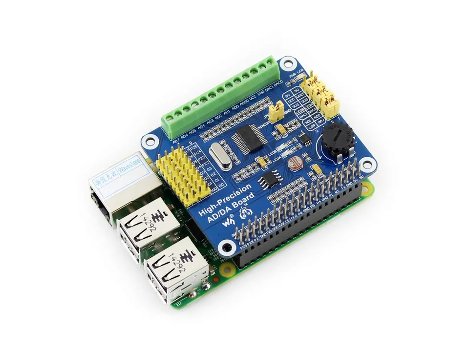 waveshare-high-precision-ad-da-erweiterungsboard-f-r-raspberry-pi-jetson-nano image 1