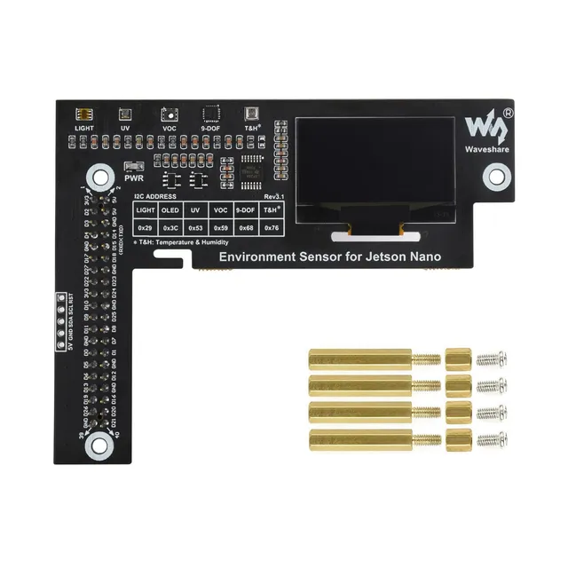 waveshare-environment-sensors-modul-f-r-jetson-nano-1-3-zoll-oled-bme280-icm2094 image 1