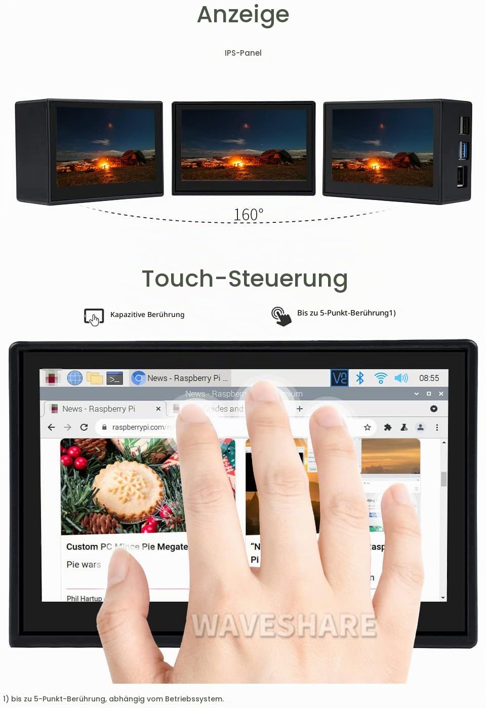 waveshare-4-3-zoll-kapazitives-touch-display-800x480-ips-mipi-dsi-mit-geh-use-f- image 6